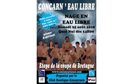 CONCARN'EAU LIBRE 2018 - RESULTATS